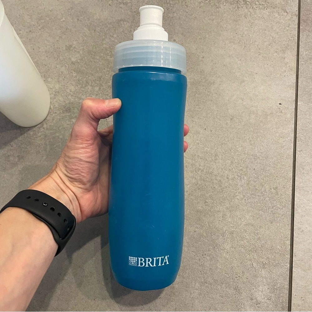 Brita Teal Hydration Bottle with White Cap